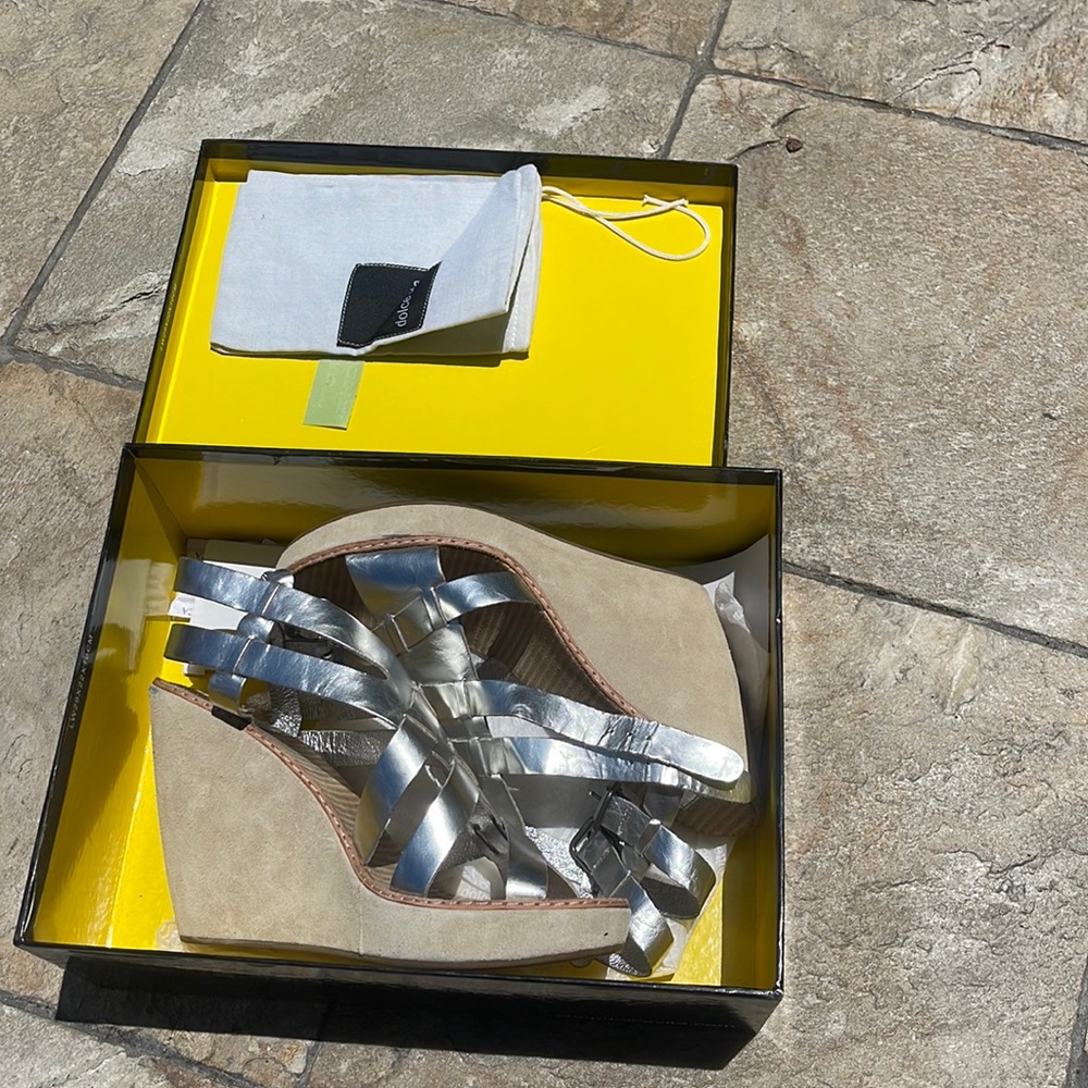 Dolce Vita Wedges Silver/Tan